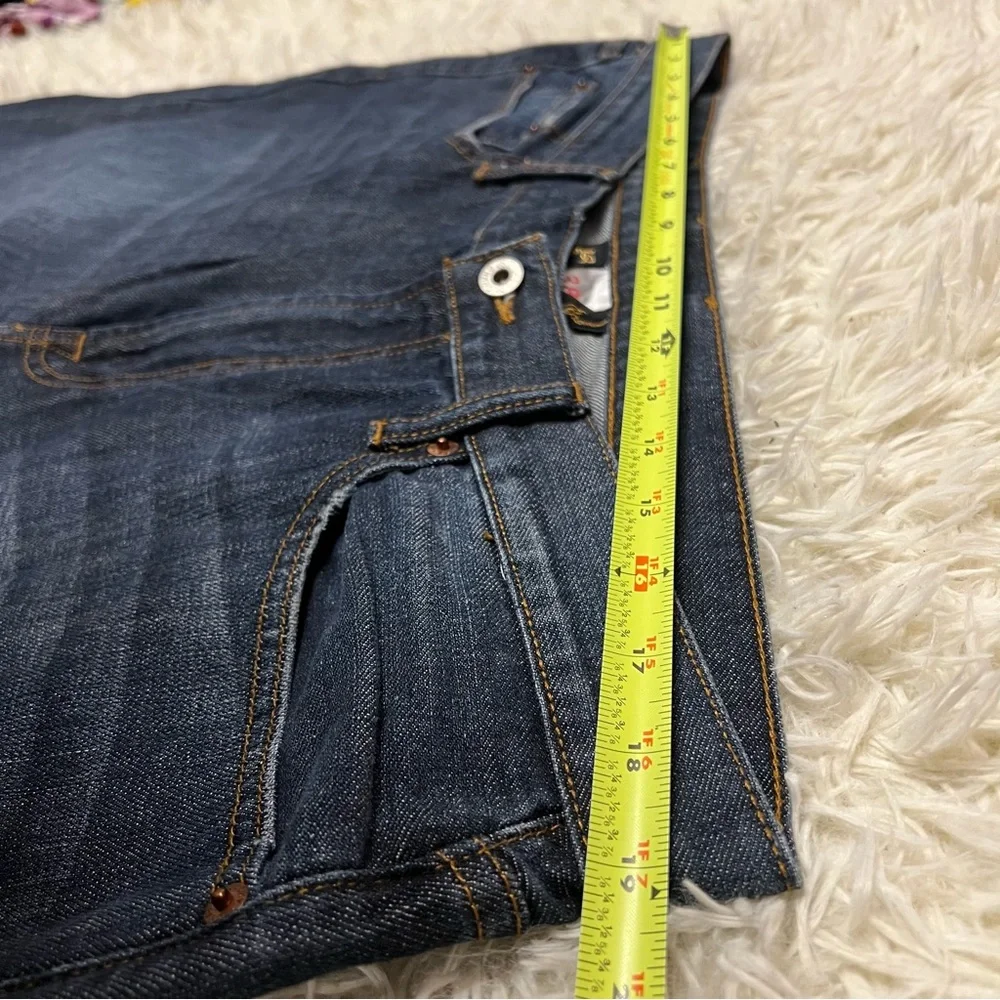 Lucky Brand Mens Jeans 38x31 Blue Straight Leg Dark Wash Denim Likenew 👌 Logo